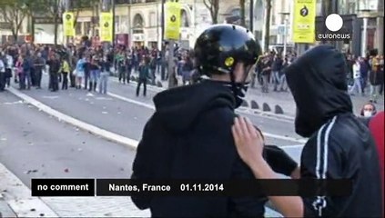 Demonstrators clash with police in Nantes over death of Rémi Fraisse