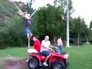 Slingshot-Saut à l'elastique horizontal