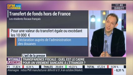 Transparence fiscale: les règles à respecter pour investir à l'étranger: Gilles Petit - 03/11