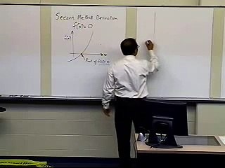 Derivation of  Secant Method I