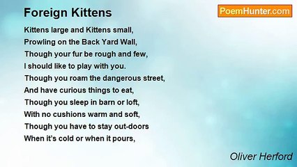 Oliver Herford - Foreign Kittens