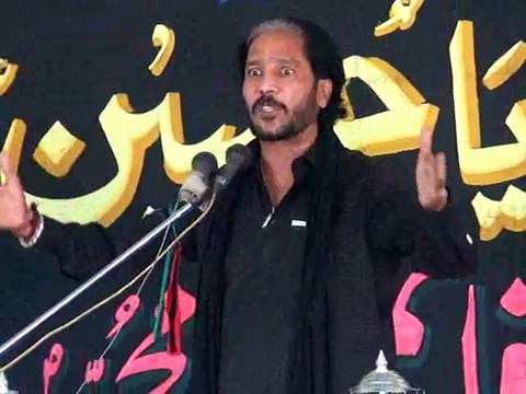 Majlis 7 muharam 2014 p 1 Zakir Malik Sajid Hussain at Kot Bahadar Jhang