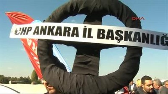 CHP'den RTÜK Binasına Siyah Çelenk