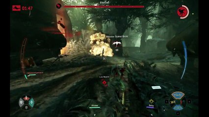 Evolve Big Alpha Online Match Part - Playing As A Hunter