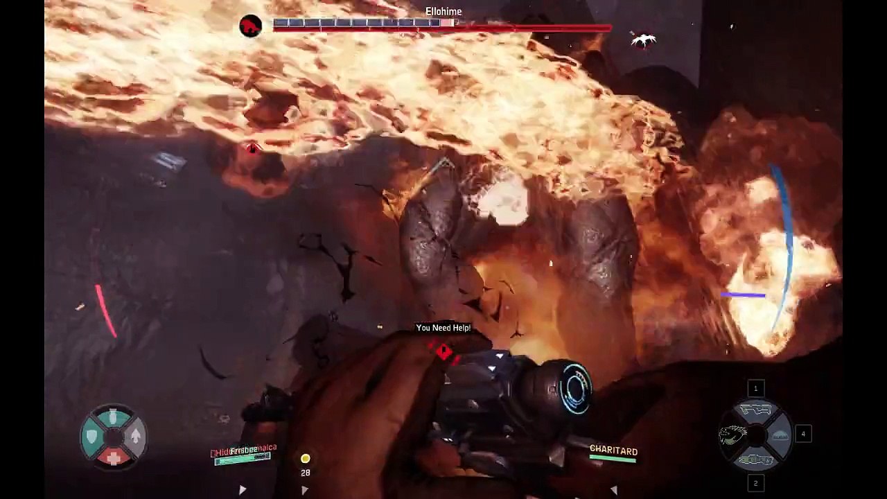 Evolve Big Alpha Online Match Part - Playing As A Hunter