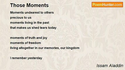 Issam Aladdin - Those Moments