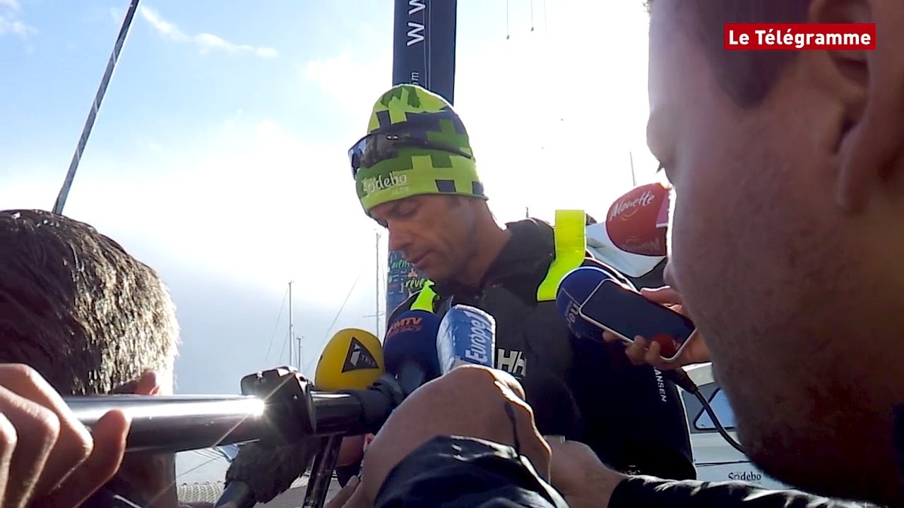 Route du Rhum. Thomas Coville explique la collision entre Sodébo et un cargo