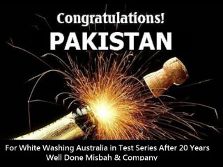 Wining Moment of Pakistan Team in 2nd Test of Australia 2014