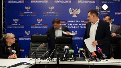 Separatisten von Donezk rufen Zakharchenko zum Wahlsieger aus