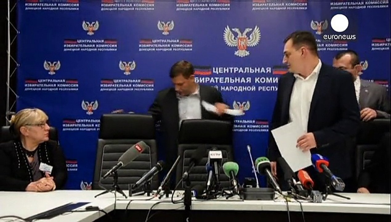 Separatisten von Donezk rufen Zakharchenko zum Wahlsieger aus