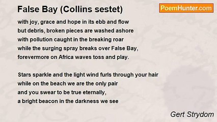 Gert Strydom - False Bay (Collins sestet)