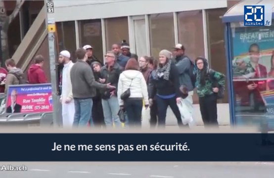 Il teste l’islamophobie au Canada et se prend un coup de poing