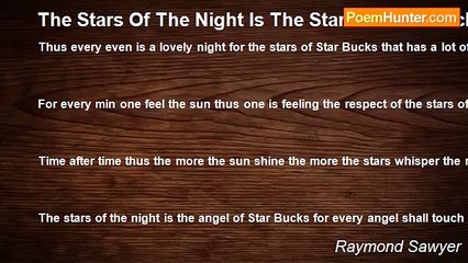 Raymond Sawyer - The Stars Of The Night Is The Stars Of Star Bucks.