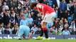 Manchester City - Manchester United: Fellaini a-t-il craché sur Agüero ? (Images)