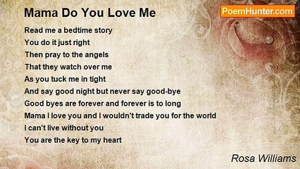 Rosa Williams - Mama Do You Love Me