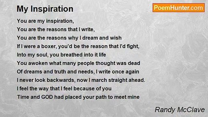 Randy McClave - My Inspiration