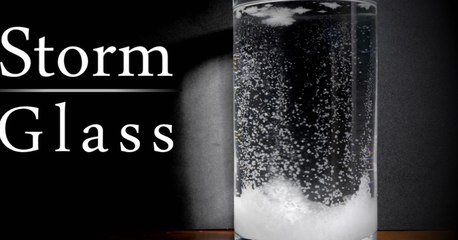 How to make a STORM GLASS to predict the weather!