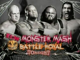 Monster Mash Battle Royal: Kane vs Mark Henry vs Great Khali vs Big Daddy V, ECW 30.10.2007