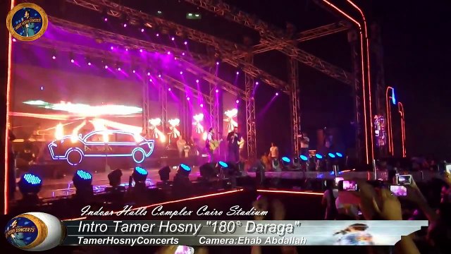 Intro Tamer Hosny'180 degrees' - CAIRO STADIUM_HD