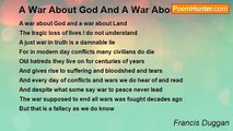 Francis Duggan - A War About God And A War About Land