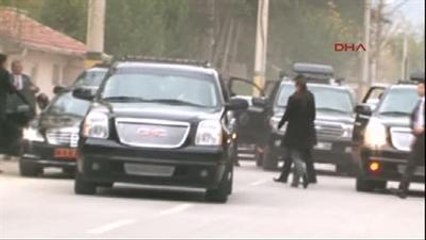 Afyonkarahisar- Başbakan Ahmet Davutoğlu Afyonkarahisar'da Kaza Geçiren Süleyman Demirel...