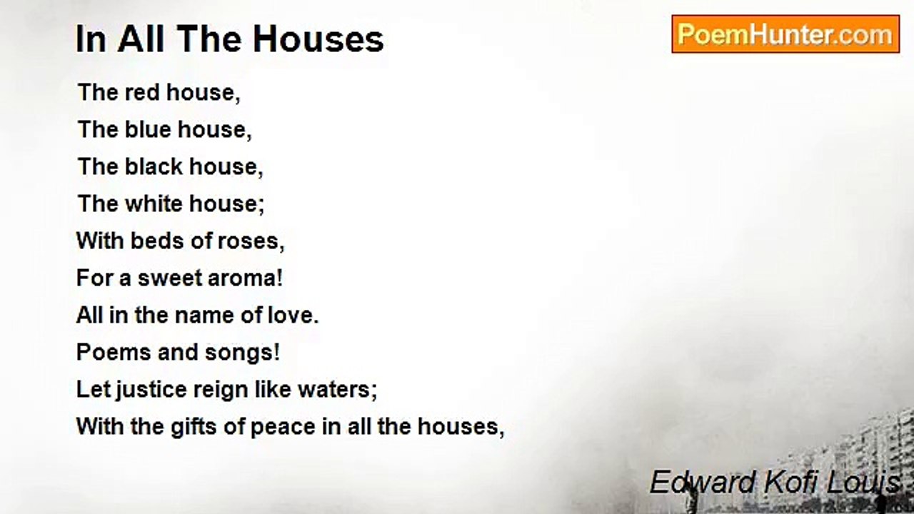 Edward Kofi Louis - In All The Houses