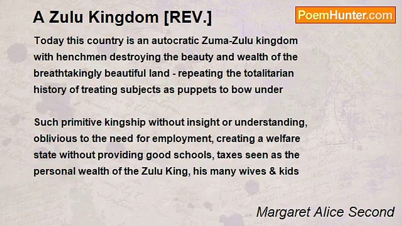 Margaret Alice Second - A Zulu Kingdom [REV.]