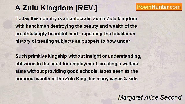 Margaret Alice Second - A Zulu Kingdom [REV.]