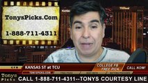 TCU Horned Frogs vs. Kansas St Wildcats Free Pick Prediction NCAA College Football Odds Preview 11-8-2014