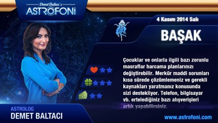 BAŞAK Burcu, GÜNLÜK Astroloji Yorumu, 4 Kasım 2014