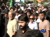 Karachi 9th Muharram Juloos Update-Geo Reports-03 Nov 2014