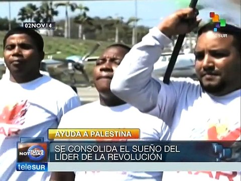 Jóvenes chavistas estrechan vínculos con Palestina