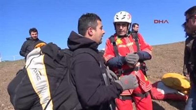 Bursa Organ Bağışına Dikkat Çekmek İçin Yamaç Paraşütüyle Atlayış Yaptılar