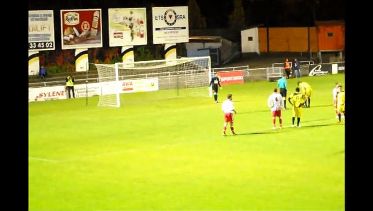 SOC:  1    AC Ajaccio (2)  0 (Mi temps : 0-0) 