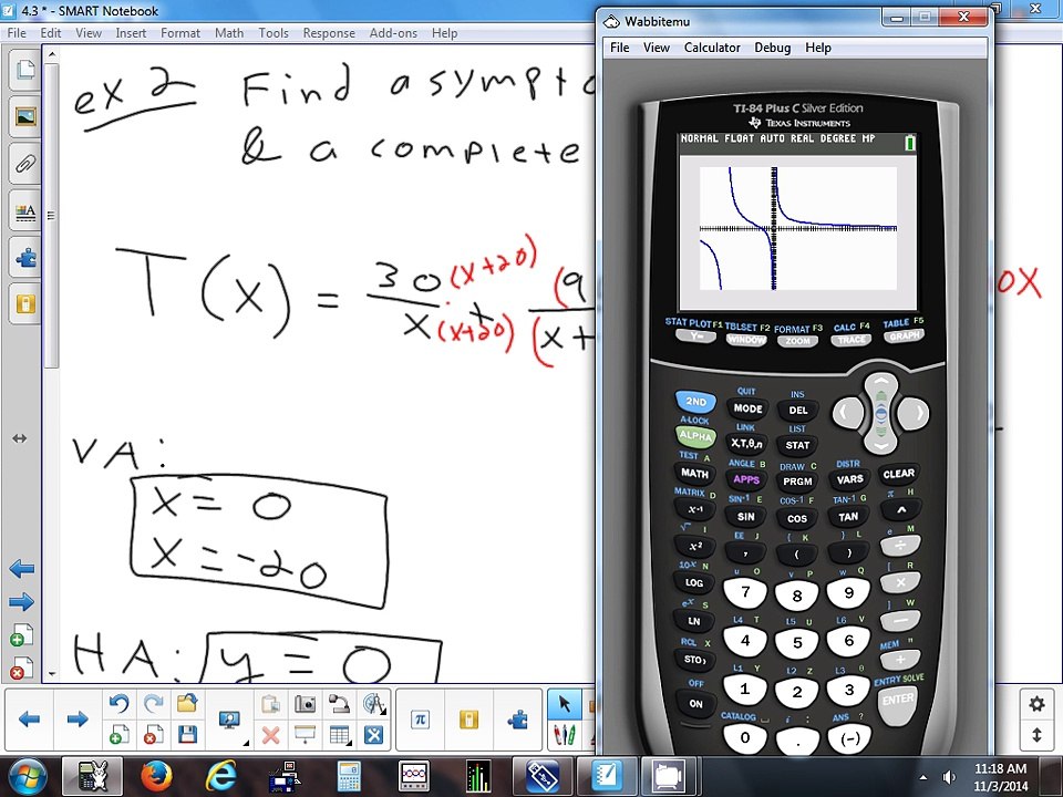 4.3 Equations & Inequalities with Rational Functions 11-3-14