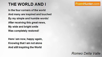 Romeo Della Valle - THE WORLD AND I