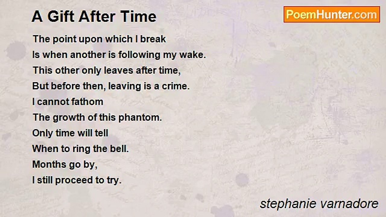 stephanie varnadore - A Gift After Time