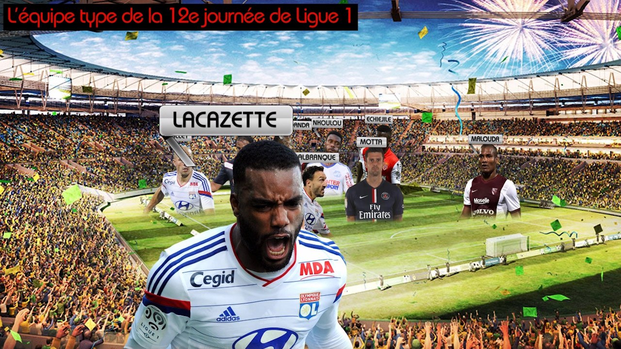 Lacazette, Malouda, Mandanda... L'équipe type de la 12e journée de Ligue 1 !