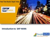 SAP HANA |Introduction to SAP HANA | SAP HANA Database