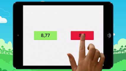 Comparer des nombres décimaux 2 - vidéo 6