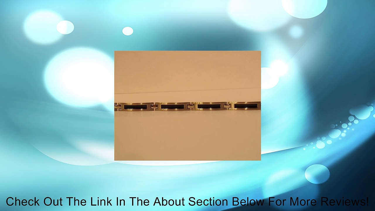 Magnetic Power Bracelet NEG Ion Balance Titanium Embedded Scalar Energy Review