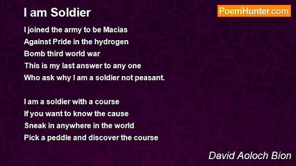 David Aoloch Bion - I am Soldier