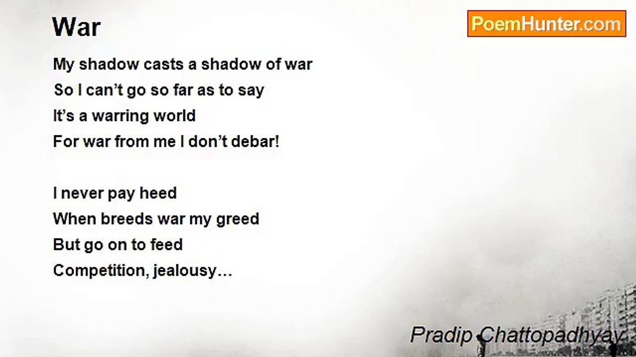 Pradip Chattopadhyay - War