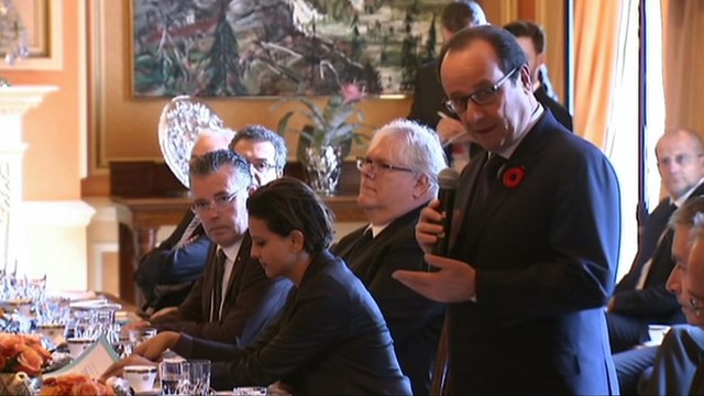 Toast lors du petit-déjeuner au Rideau Hall à Ottawa