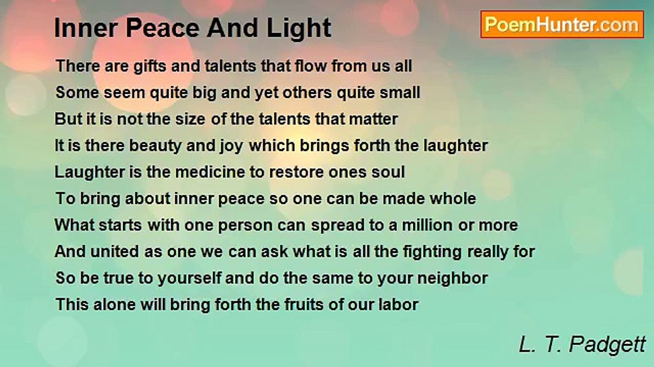 L. T. Padgett - Inner Peace And Light