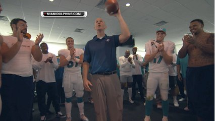 Dolphins players dedicate win to coach Philbin