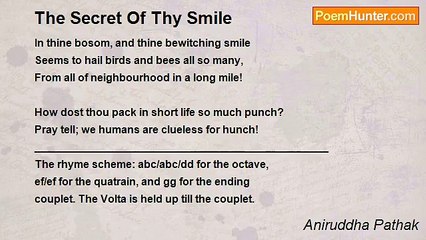 Aniruddha Pathak - The Secret Of Thy Smile