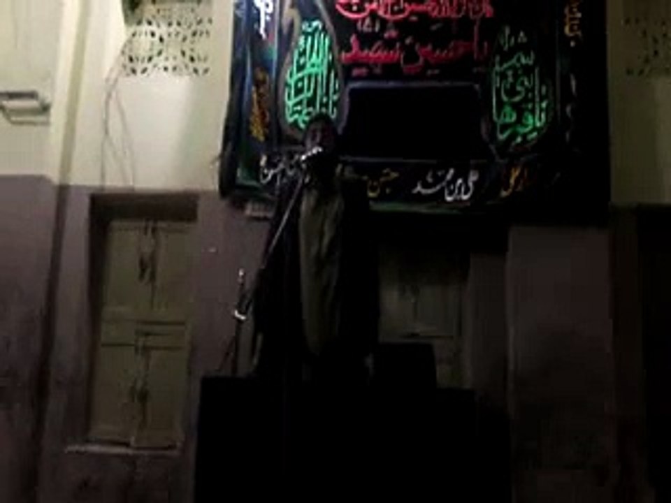 Molvi Ammar haider Shub Aashur 2014 at babarloi