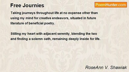 RoseAnn V. Shawiak - Free Journies