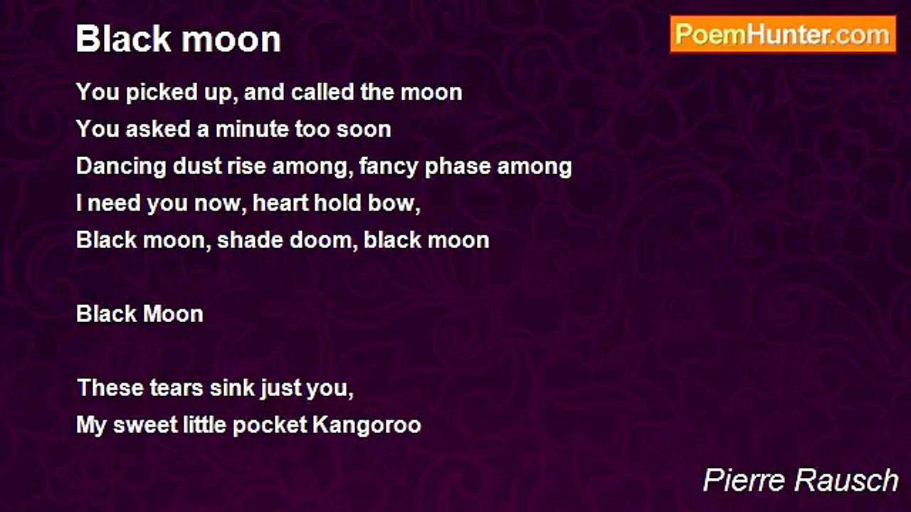 Pierre Rausch - Black moon